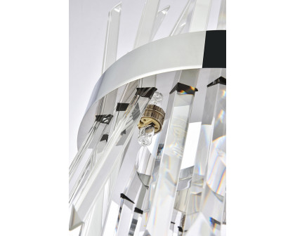 Elegant Pendant Light - Chrome, L 12" (6200D12C)