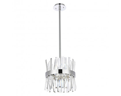 Elegant Pendant Light - Chrome, L 12" (6200D12C)