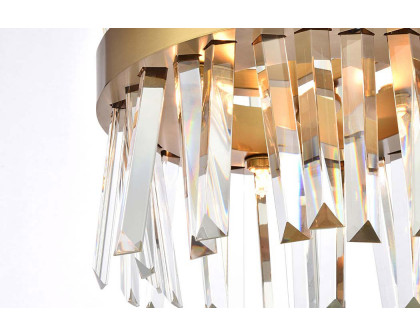 Elegant Pendant Light - Satin Gold, L 12" (6200D12SG)