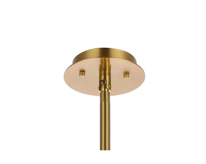 Elegant Pendant Light - Satin Gold, L 12" (6200D12SG)