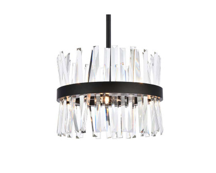 Elegant Pendant Light - Black, L 16" (6200D16BK)