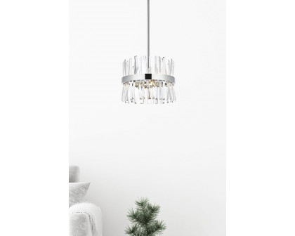 Elegant Pendant Light - Chrome, L 16" (6200D16C)