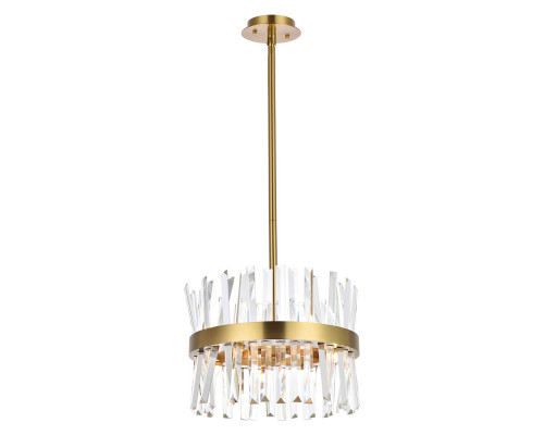 Elegant Pendant Light - Satin Gold, L 16" (6200D16SG)