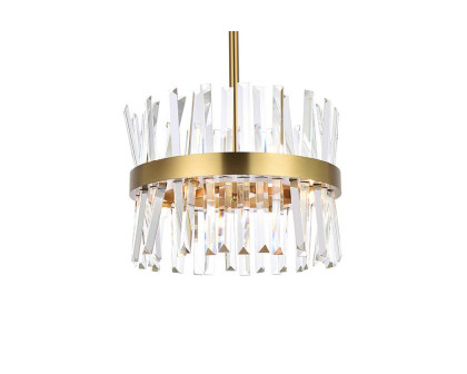 Elegant Pendant Light - Satin Gold, L 16" (6200D16SG)