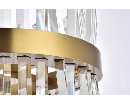 Elegant Pendant Light - Satin Gold, L 16" (6200D16SG)