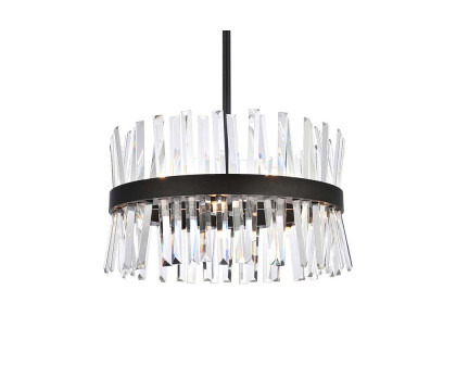 Elegant Pendant Light - Black, L 20" (6200D20BK)