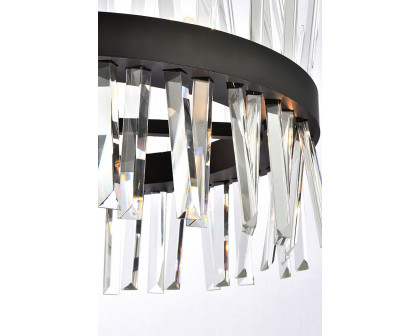 Elegant Pendant Light - Black, L 20" (6200D20BK)