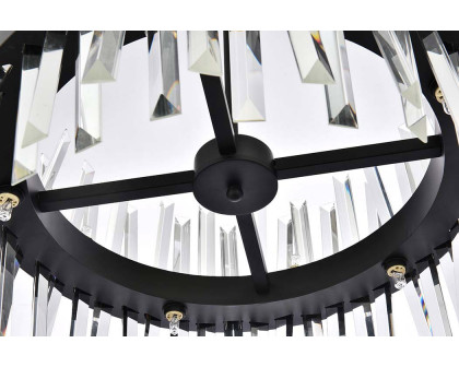 Elegant Pendant Light - Black, L 20" (6200D20BK)