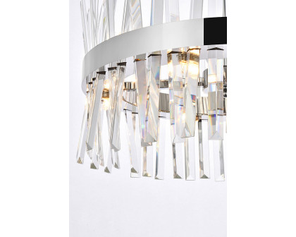 Elegant Pendant Light - Chrome, L 20" (6200D20C)