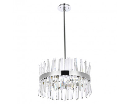 Elegant Pendant Light - Chrome, L 20" (6200D20C)