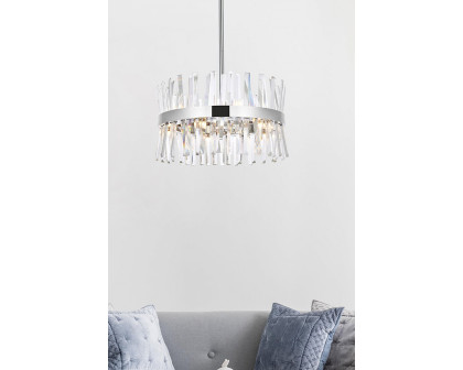 Elegant Pendant Light - Chrome, L 20" (6200D20C)