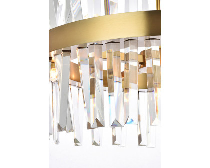 Elegant Pendant Light - Satin Gold, L 20" (6200D20SG)