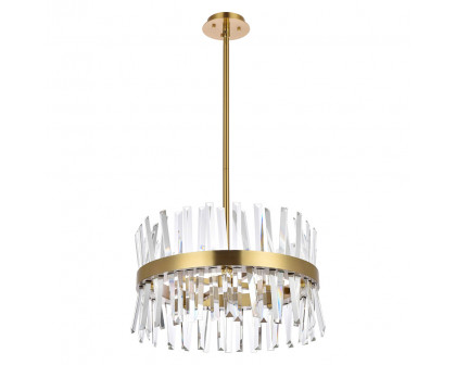 Elegant Pendant Light - Satin Gold, L 20" (6200D20SG)