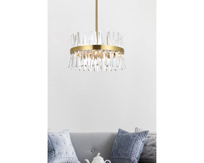 Elegant Pendant Light - Satin Gold, L 20" (6200D20SG)