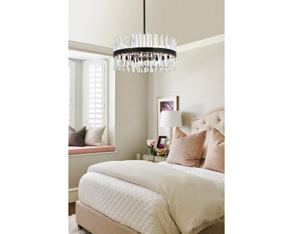 Elegant Pendant Light - Black, L 25" (6200D25BK)