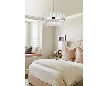 Elegant Pendant Light - Chrome, L 25" (6200D25C)