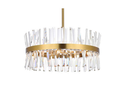 Elegant Pendant Light - Satin Gold, L 25" (6200D25SG)