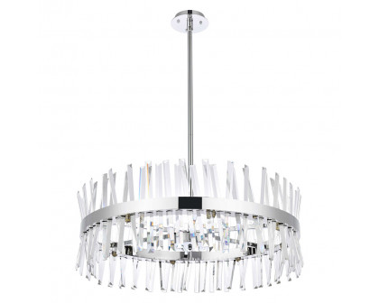 Elegant Pendant Light - Chrome, L 32" (6200D32C)