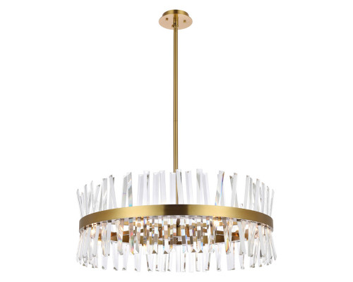 Elegant Pendant Light - Satin Gold, L 32" (6200D32SG)