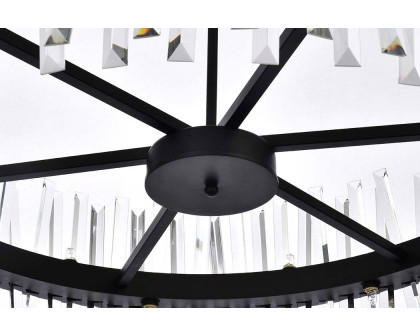 Elegant Pendant Light - Black, L 36" (6200D36BK)