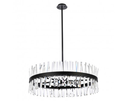 Elegant Pendant Light - Black, L 36" (6200D36BK)