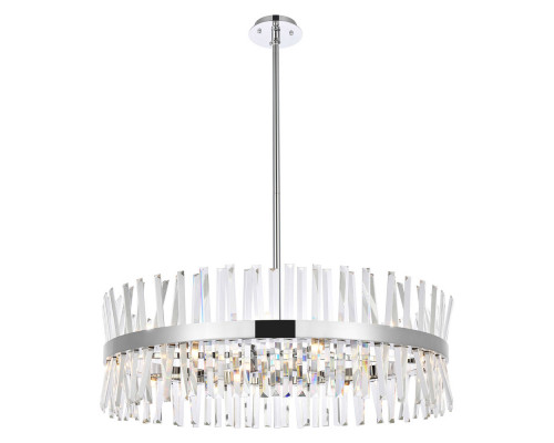 Elegant Pendant Light - Chrome, L 36" (6200D36C)