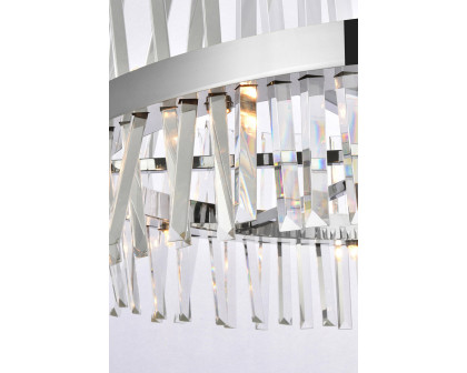 Elegant Pendant Light - Chrome, L 36" (6200D36C)