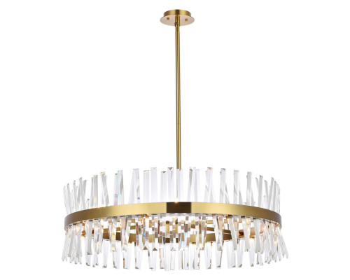 Elegant Pendant Light - Satin Gold, L 36" (6200D36SG)