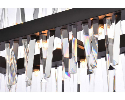 Elegant Chandelier - Black, L 30" (6200G30BK)