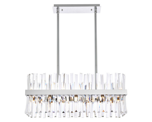 Elegant Chandelier - Chrome, L 30" (6200G30C)