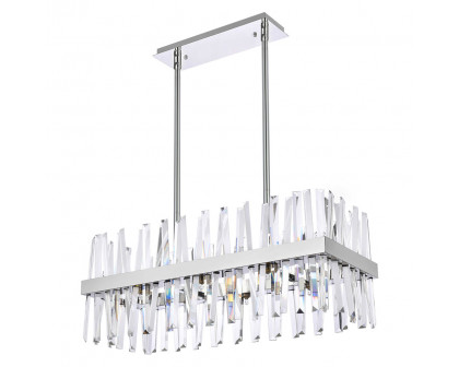 Elegant Chandelier - Chrome, L 30" (6200G30C)