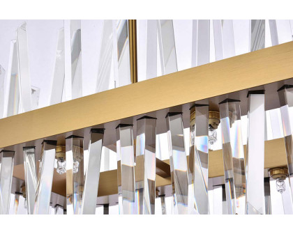 Elegant Chandelier - Satin Gold, L 30" (6200G30SG)