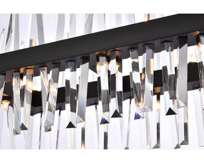 Elegant Chandelier - Black, L 36" (6200G36BK)