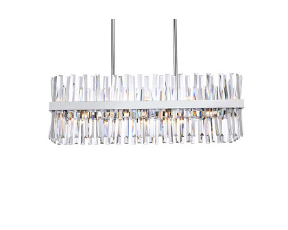 Elegant Chandelier - Chrome, L 36" (6200G36C)