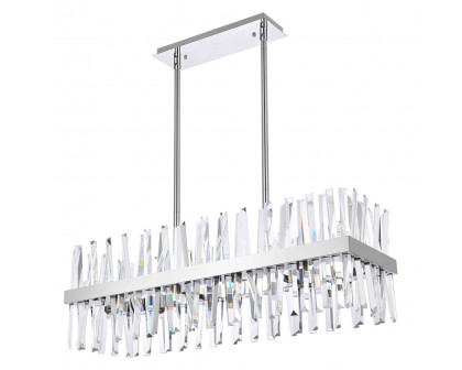 Elegant Chandelier - Chrome, L 36" (6200G36C)