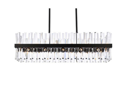 Elegant Chandelier - Black, L 42" (6200G42BK)