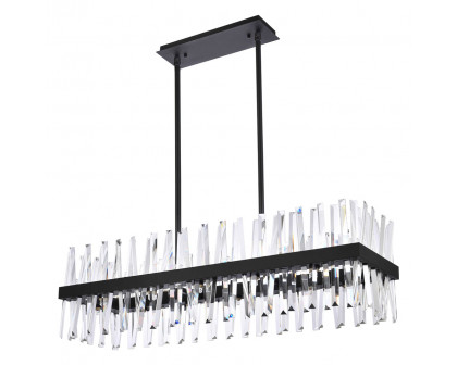 Elegant Chandelier - Black, L 42" (6200G42BK)