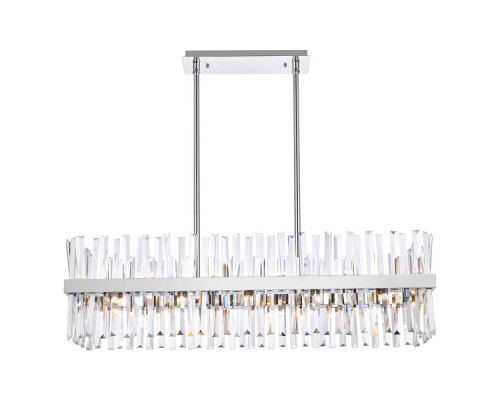 Elegant Chandelier - Chrome, L 42" (6200G42C)