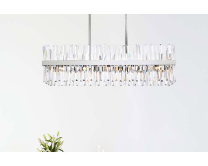 Elegant Chandelier - Chrome, L 42" (6200G42C)