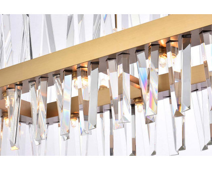 Elegant Chandelier - Satin Gold, L 42" (6200G42SG)