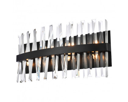 Elegant Wall Sconce - Black, L 24" (6200W24BK)