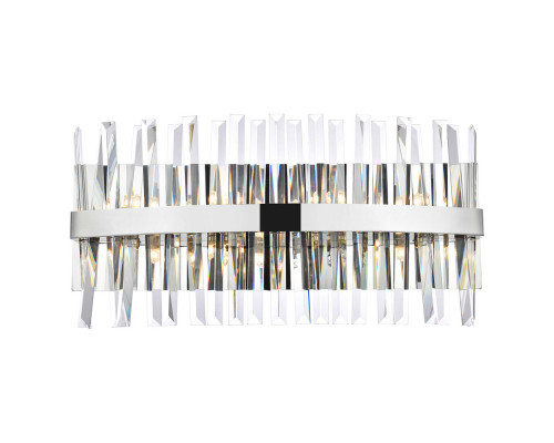 Elegant Wall Sconce - Chrome, L 24" (6200W24C)