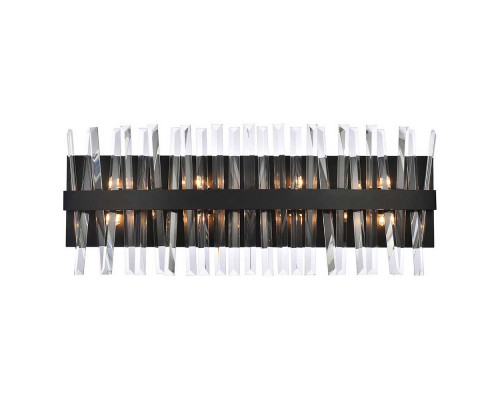 Elegant Wall Sconce - Black, L 30" (6200W30BK)