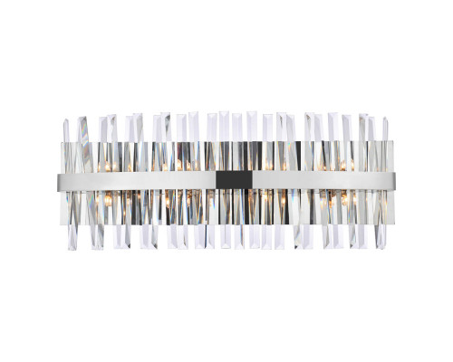 Elegant Wall Sconce - Chrome, L 30" (6200W30C)