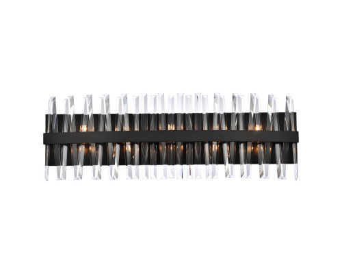 Elegant Wall Sconce - Black, L 36" (6200W36BK)