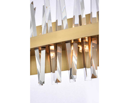 Elegant Wall Sconce - Satin Gold, L 36" (6200W36SG)