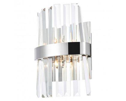 Elegant Wall Sconce - Chrome, L 8" (6200W8C)