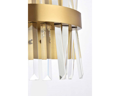 Elegant Wall Sconce - Satin Gold, L 8" (6200W8SG)