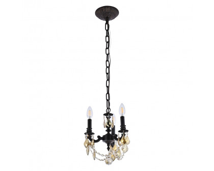 Elegant Lillie 3-Light - Dark Bronze (9103D10DB-RC)