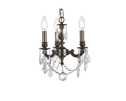 Elegant Lillie 3-Light - Pewter (9103D10PW-rc)